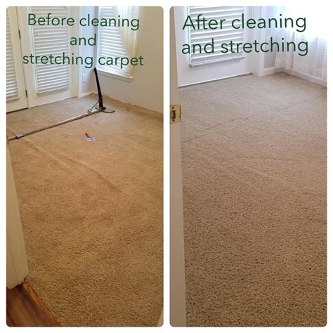 carpet cleaning and stretching.